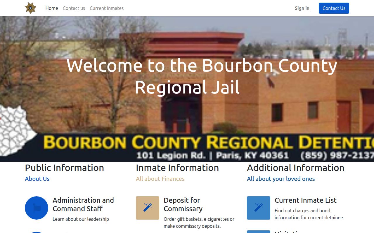 Robertson County released inmate research on the official BCRJ site